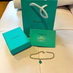 Tiffany and Co. Sterling Silver bracelet size 7.5”